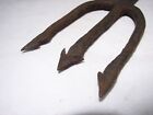 Neat Antique 3 Tine Fish Eel Frog Gig Tool Spear Head Fishing Hand Forged Fork