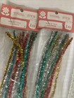Vintage Tinsel Stems    Iridescent Chenille Stems