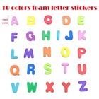 Foam Letter Stickers  Colorful Self -adhesive Puffy Alphabet Shapes Materials   