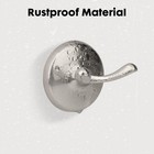 Brushed Nickel Towel Hooks Antique  2 Pack Coat Robe Hook Heavy Duty Bathroom   