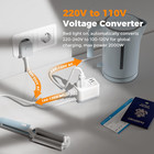 220 To 110 Voltage Converter Us To Europe  International Travel Power Adapter Wi