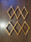 Wooden Expandable Accordion Hanging Rack - 2 Pack - New