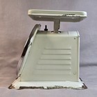 Vintage American Family Nursery Scale 30lb Pink Blue Baby Graphic