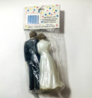 Wedding Topper Vintage  new  Bride   Groom Nicole Brand 4 Inch Plastic Sealed Pk