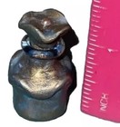 Miniature Art Glass Perfume Bottle Signed