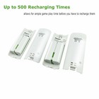 4 Pack 2800mah Rechargeable Batteries For Wii wii U Remote Controller  white 