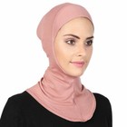 Muslim Neck Cover Head Scarf Inner Hijab Caps Islamic Underscarf Ninja Scarf Hat