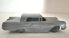 Marx Ford T-bird Gas Station Car - Silver Sp W metal Wheels -vg-hard-to-find Car