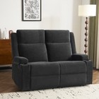 Rv Loveseat Recliner space-saving Double Reclining Sofa