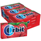 Strawberry Sugar Free Chewing Gum  12 Packs Of 14-pieces  168 Total Pieces 