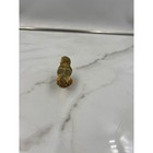 Miniature Owl Figurine Realistic Textured Bird Decor Small Brown Tan 2 Inch