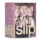 Slip Large Silk Scrunchie Set Of 3     Pink  Caramel  Black     Mulberry Silk - Gift