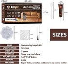 Leather Repair Kit For Furniture  10 Colors Paint Gel  Vinyl    