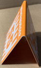 Whataburger Texas Restaurant Collectible Orange White 3  X 3 5   Table Tent  55