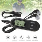 Portable Mini Fm Radio Digital Pocket Handy Lcd Fm Radio With Earphone Gifts