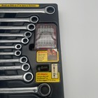 Gearwrench 12-piece Metric And Sae Combination Ratcheting Wrench Set With Bit Ad