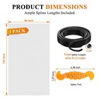 Magzo Window door Screen Replacement Kit  86  W X 196  L  With Retainer Splin   