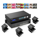 Mt-viki 8x16 Hdmi Matrix Switcher 4k 60hz 8 Hdmi   8 Rj45 Extender Cat6 230ft Ir