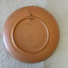 Vintage Greek Ceramic Wall Plate Parthenon Relief Handmade Greece Hassapis 11 