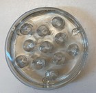 Vintage Glass 11 Hole Flower Frog