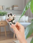 Vintage Style Cat Vinyl Stickers Set Scrapbooking Laptop Waterbottle