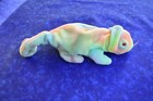 Retired Ty Beanie Baby Rainbow The Iguana Chameleon W tag