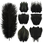 Marforever 100 Pcs Natural Feathers Bulk 7 Styles Mixed Spotted Craft Feathers