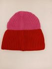 Victoria s Secret Knit Winter Beanie Read And Pink Logo One Size