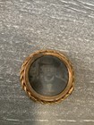 Antique Victorian Mourning Brooch Pin     Photo Portrait Of Man