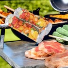 Pack Of 2 Rolling Grilling Basket Stainless Steel For Bbq Grill Outdoor Tools Us
