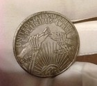 Antique Morgan Dollar Hobo Nickel Coin 1935 Skull Peace Dollar Lady Liberty