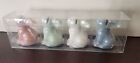 Easter Spring Set Of 4 Debi Lilly Luster Bunny Place  Place Name Card Holder