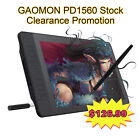 Gaomon 15 6 Graphic Drawing Tablet With Screen Pen Display Pd1560 10 Express Key
