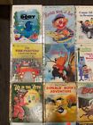 Huge Lot Of 50 Vintage 1950s-1980s Little Golden Books Disney 