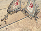 Vintage Antique Odd Fellows Sash Collar Embroidered Rare Masonic - Solar Lodge