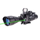 4-12x50 Red Green Reticle Tactical Green Laser sight Scope 1x40 Red Green Dot