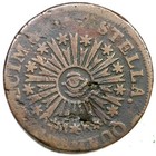 1785 Rr-2 R-3 Landscape Vermont Colonial Copper Coin