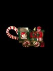 Vintage 1994 Loomco Christmas Train With Santa Planter teapot No Lid