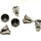Silver Bells 12 Count  Approx  1  Christmas Liberty Bell Craft Decoration