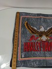 Vtg Harley Davidson Bandana The American Legend Lives On Eagle Flags Made In Usa