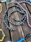 African Trade Beads Mixed Lot Of 6 Antique Strands 