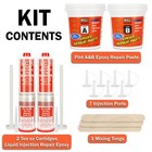 Polygem Lcr Epoxy Concrete Crack Repair Kit     7 Injection Ports   Paste
