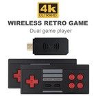 Retro Mini Game Console 620 Games Built-in With Wireless Bluetooth Gamepads