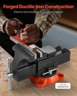 Vevor 5  Bench Vise Multipurpose Heavy Duty Ductile Iron Swivel Locking Base