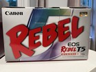 New Canon Eos Rebel T5 Dslr Camera 18-55mm   75-300mm Lens  Bundle 32gb