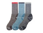 Omni Wool Merino Wool Mens Womens Hiking Crew Socks 3 Pack Large Multi Color