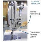 Consew 7360r-7dd High Speed Single Needle Drop Feed Lockstitch Industrial Sewing