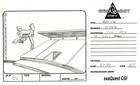 Mark Simon Signed Seaquest Dsv Hand Drawn Production Storyboard Page  ms