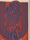 Wailers Quicksilver Messenger Bill Graham Fillmore Postcard 1966 Vintage N m