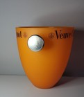 Veuve Clicquot Orange Champagne ice Bucket Iconic Bold Beautiful Classic